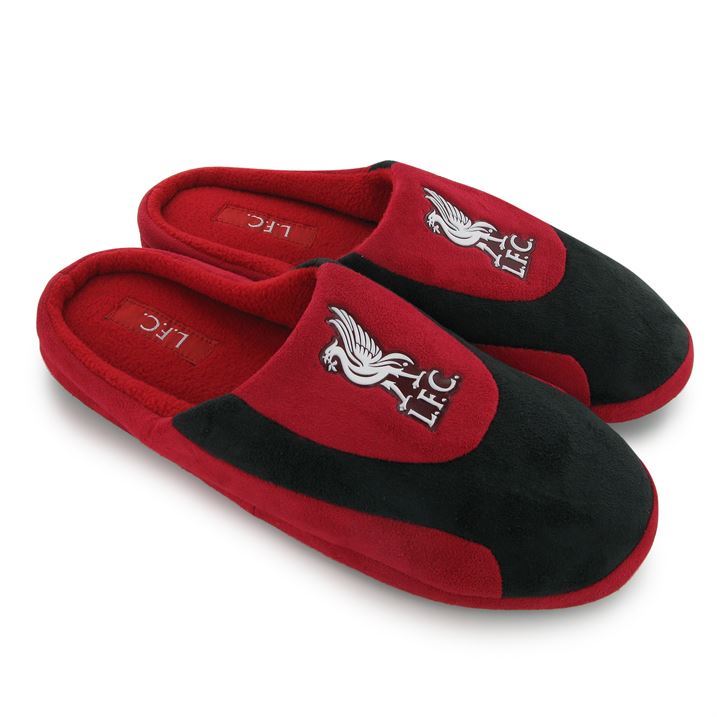 Bafiz Mens Team Mule Boys Football Slippers Warm Soft Inner Sole House