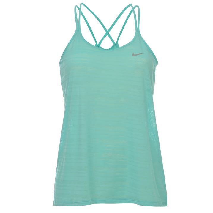 Nike Womens Dri Fit Breeze Tank Top Ladies Sleeveless Sports Running Vest