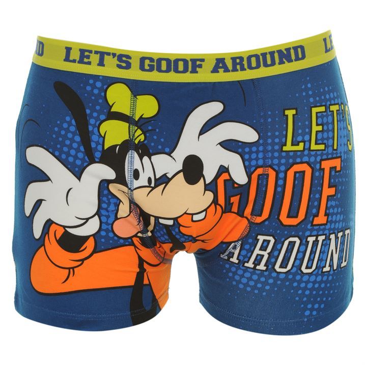 Disney Mens Gents Single Boxer Shorts Underpants Underwear Grumpy Print