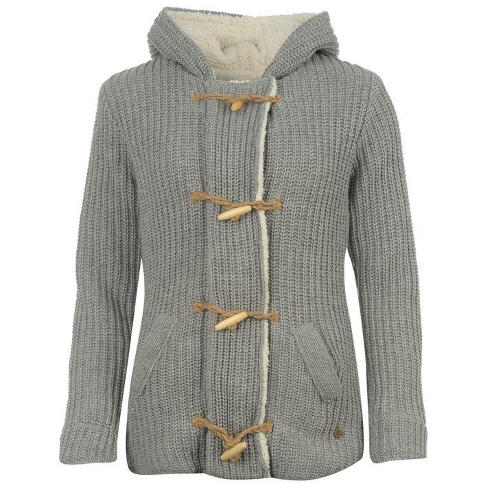 SoulCal Womens Ladies Long Toggle Knitted Cardigan ...