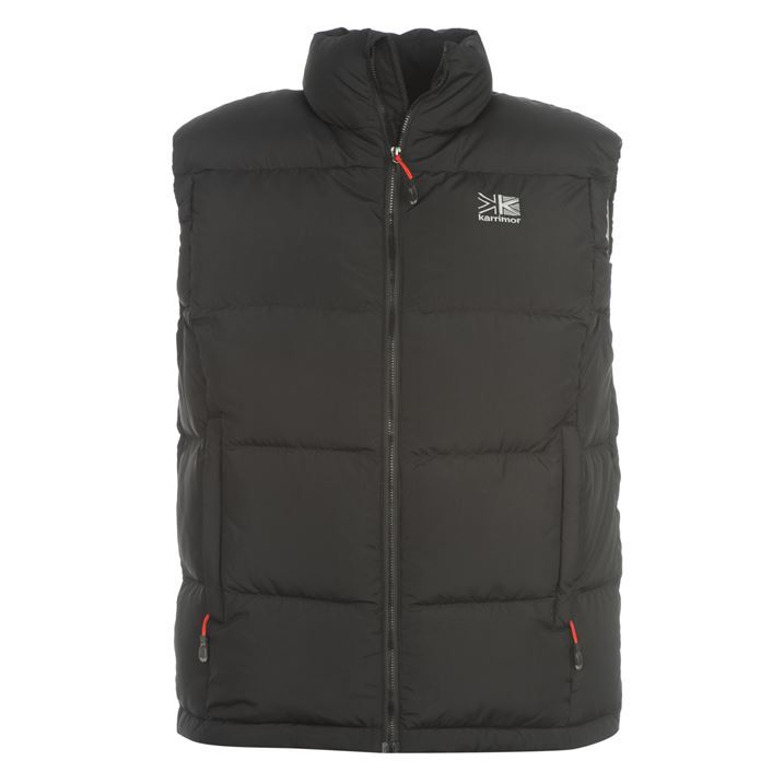Karrimor Mens Down Sleavless Zipped Side Pockets Warm Bomber Gilet