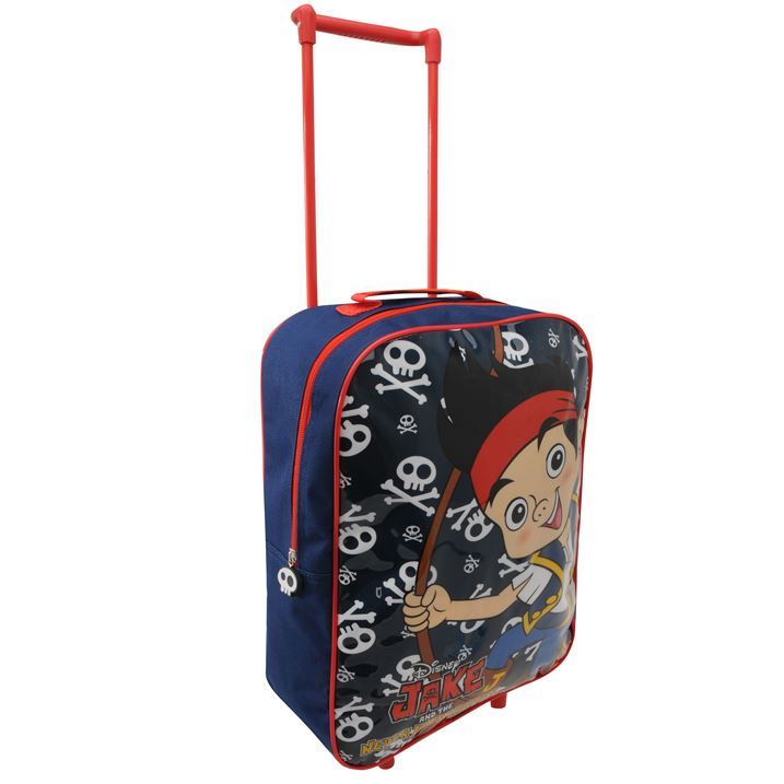 Marvel Disney Characters Printed Kids Childrens Trolley Bag With Wheels - Picture 2 of 5