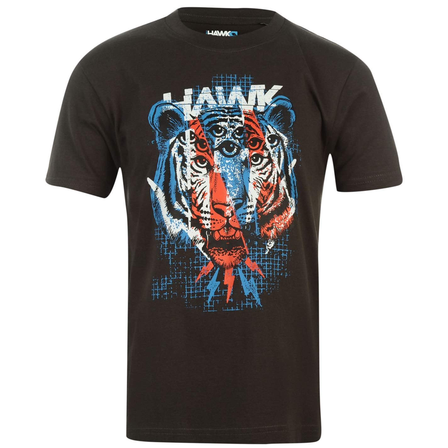 Tony Hawk Kids Junior Boys Tiger T Shirt Crew Neck Short