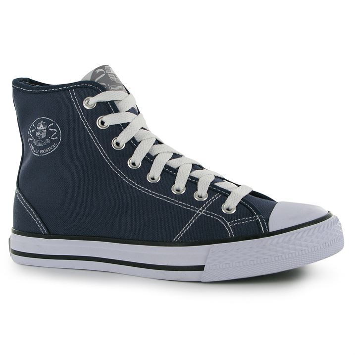 Dunlop Womens Ladies Footwear Canvas High Top Trainers Sneakers Shoes