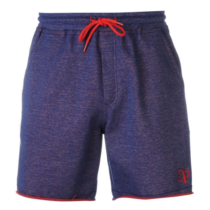 Ocean Pacific Mens 2Toned Fleece Shorts Elastic Pants Summer Casual Bottoms eBay