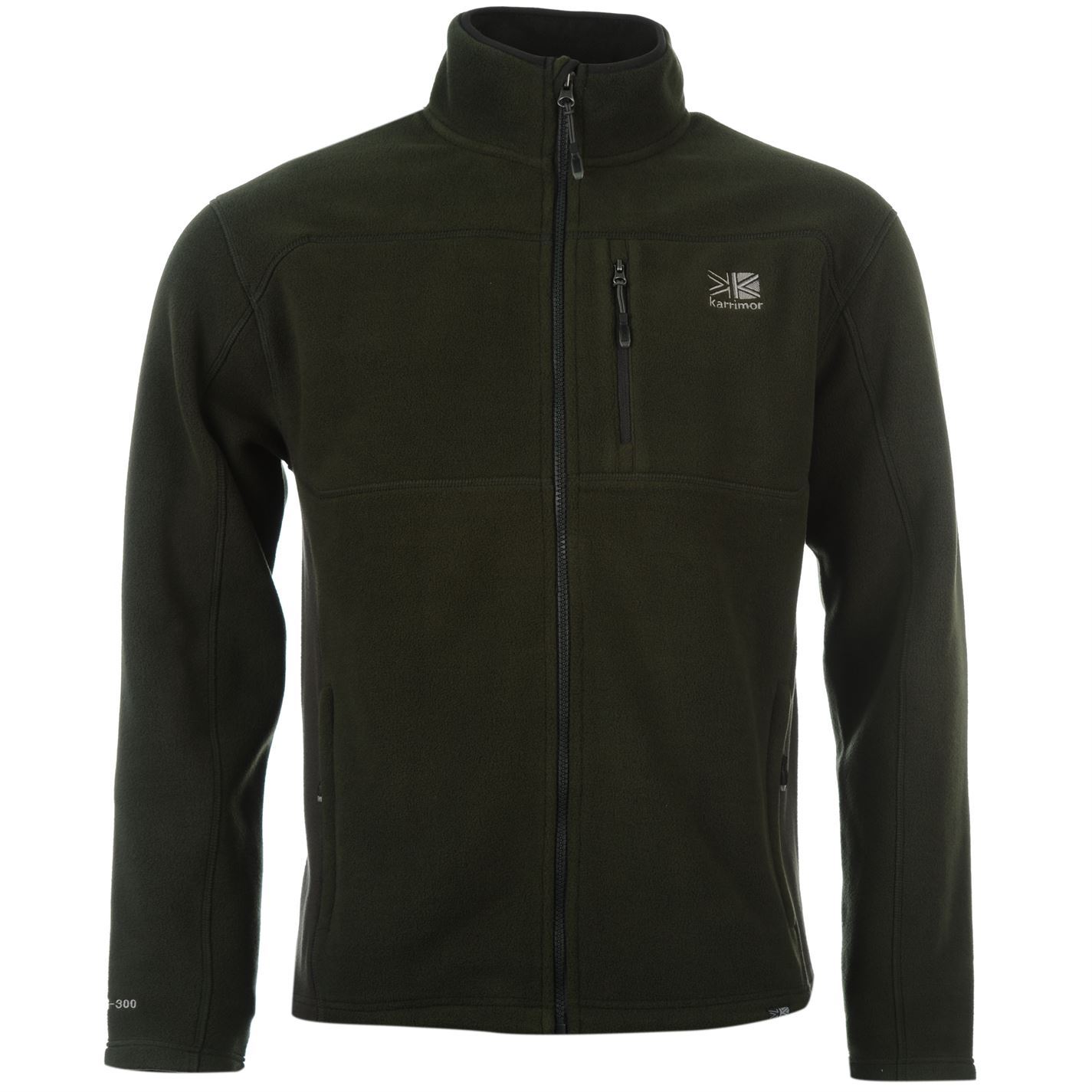 Karrimor Fleece Jacket Zip Through Outerwear High Collar Mens Gents eBay