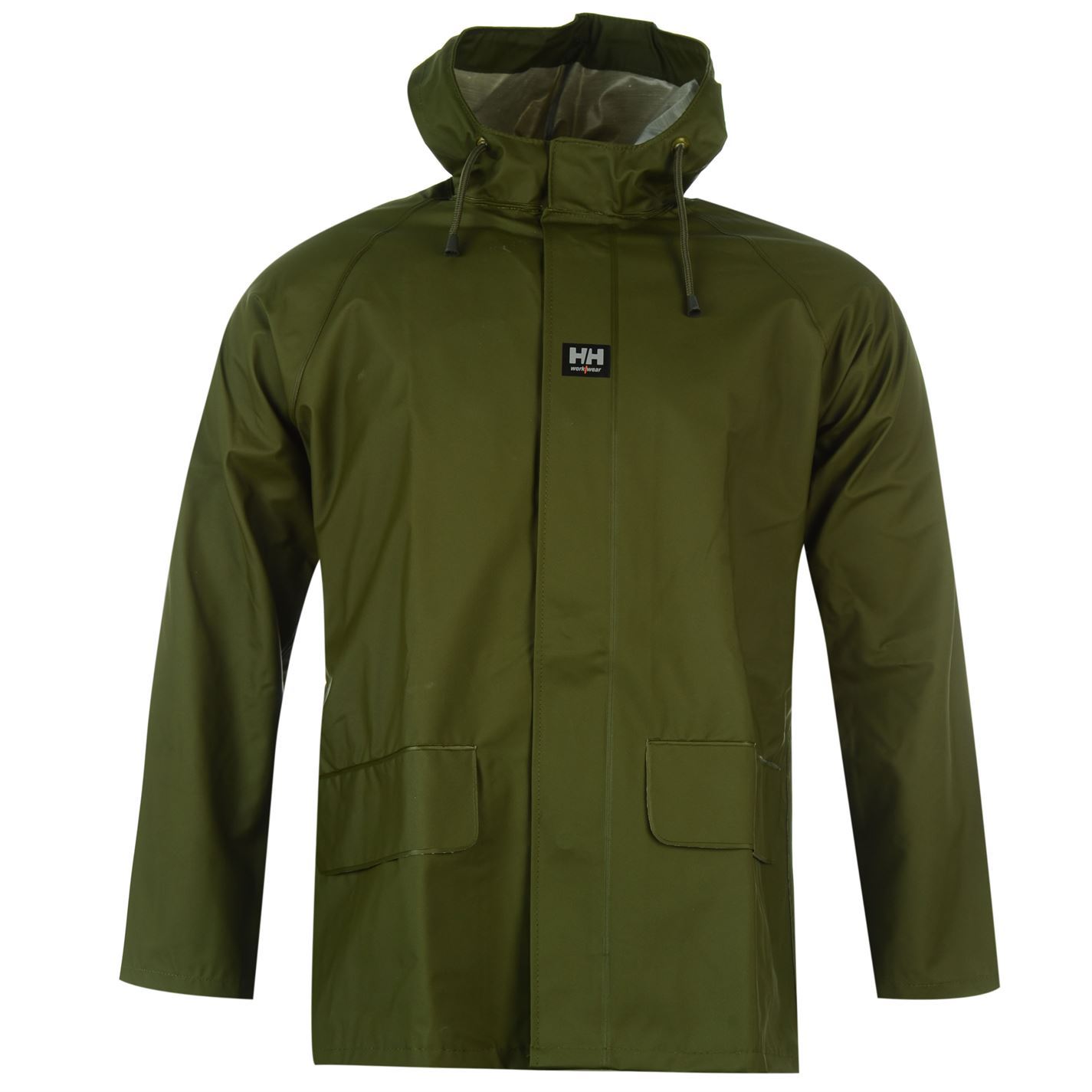 Helly Hansen Mens Mandal Jacket Long Sleeve Hooded Waterproof Workwear