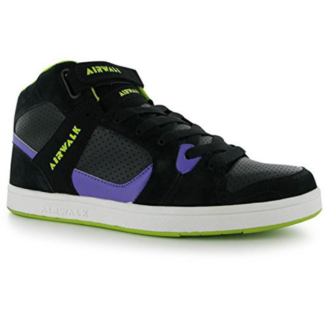 airwalk pivot mid top trainers mens