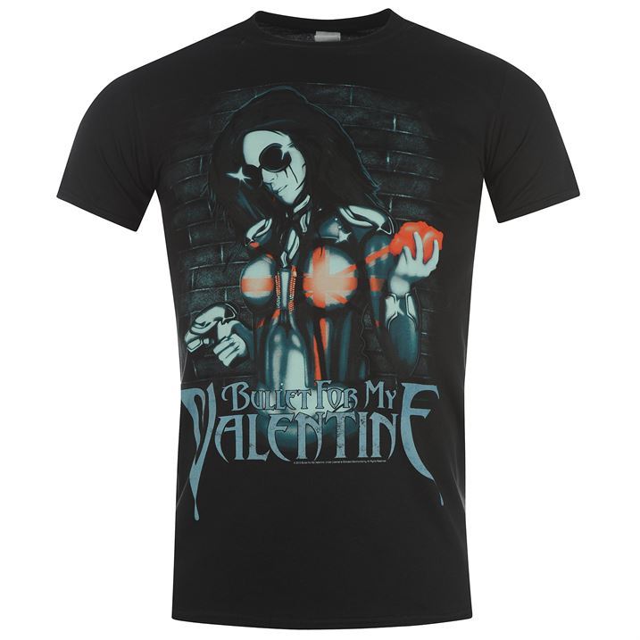Mens Official Bullet for My Valentine T Shirt New | eBay