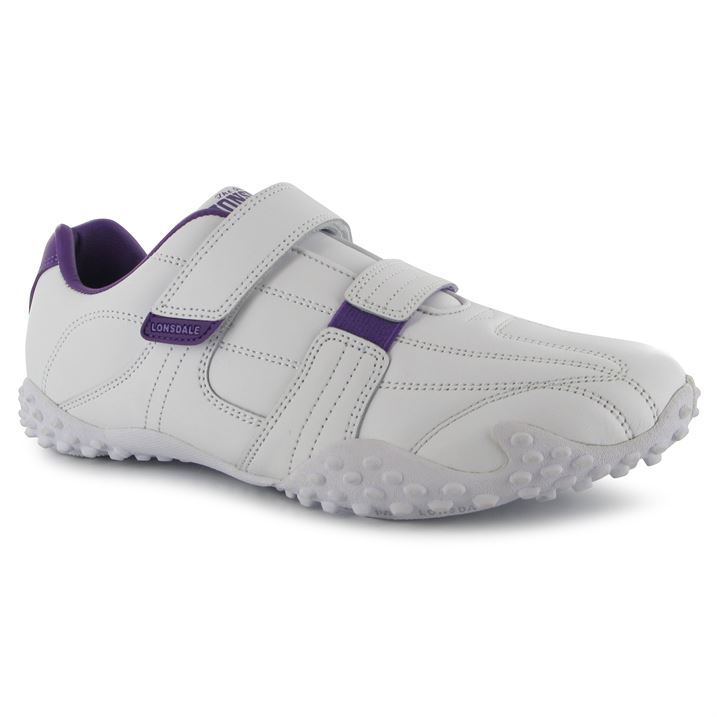 Lonsdale Womens Fulham Ladies Elasticated Strap Hook&Loop Trainers