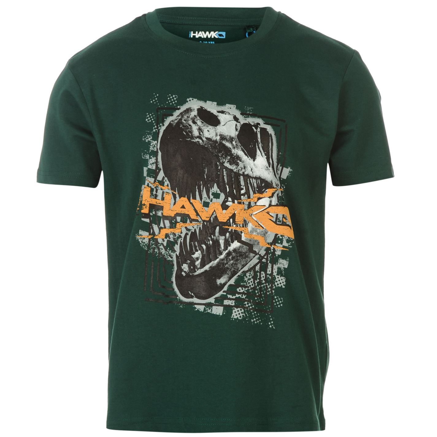 Tony Hawk Kids Junior Boys Dinosaur T Shirt Crew Neck
