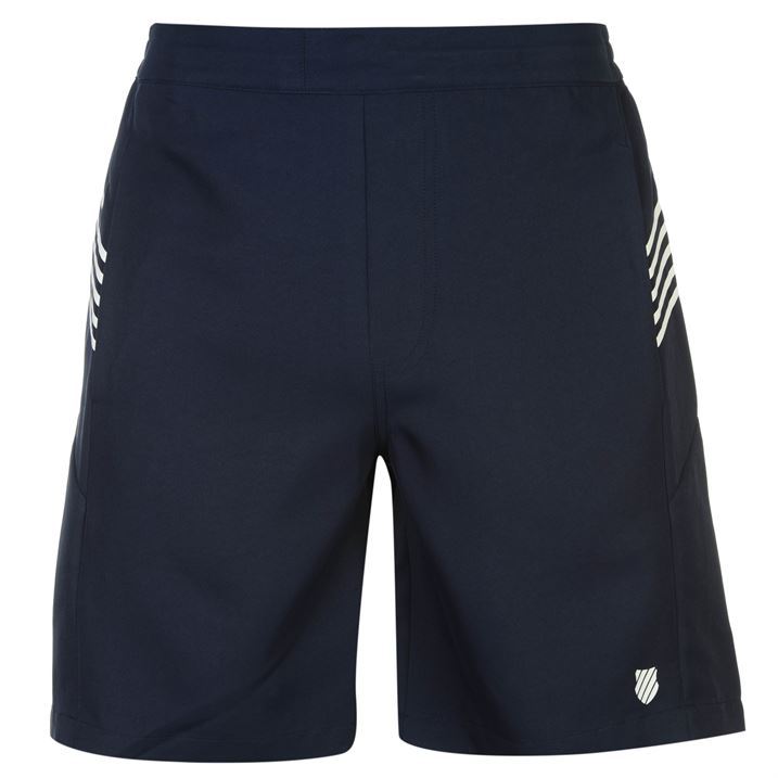 K Swiss Mens BB Shorts Tennis Short Bottoms Knee Length Elasticated Waistband eBay