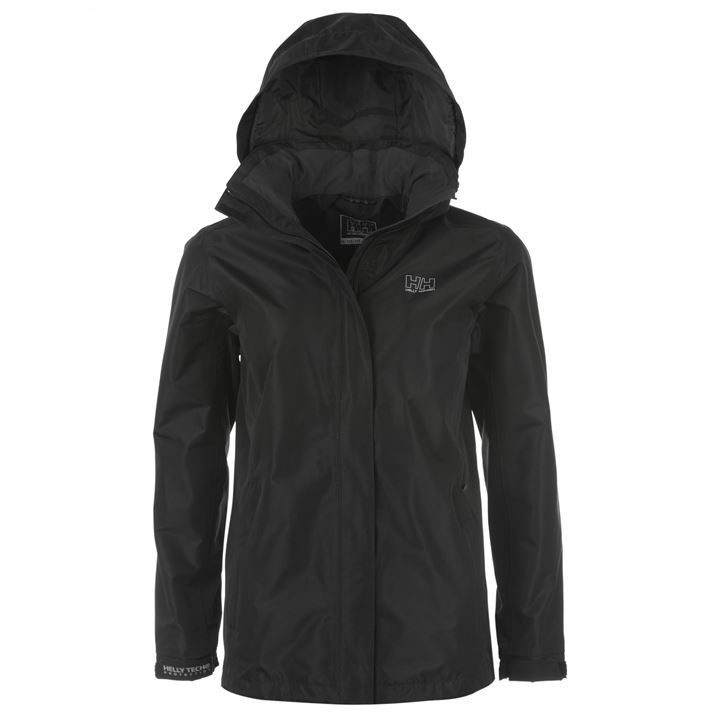 Helly Hansen Womens Aden Waterproof Fold Away Hood Zipped Sports Jacket