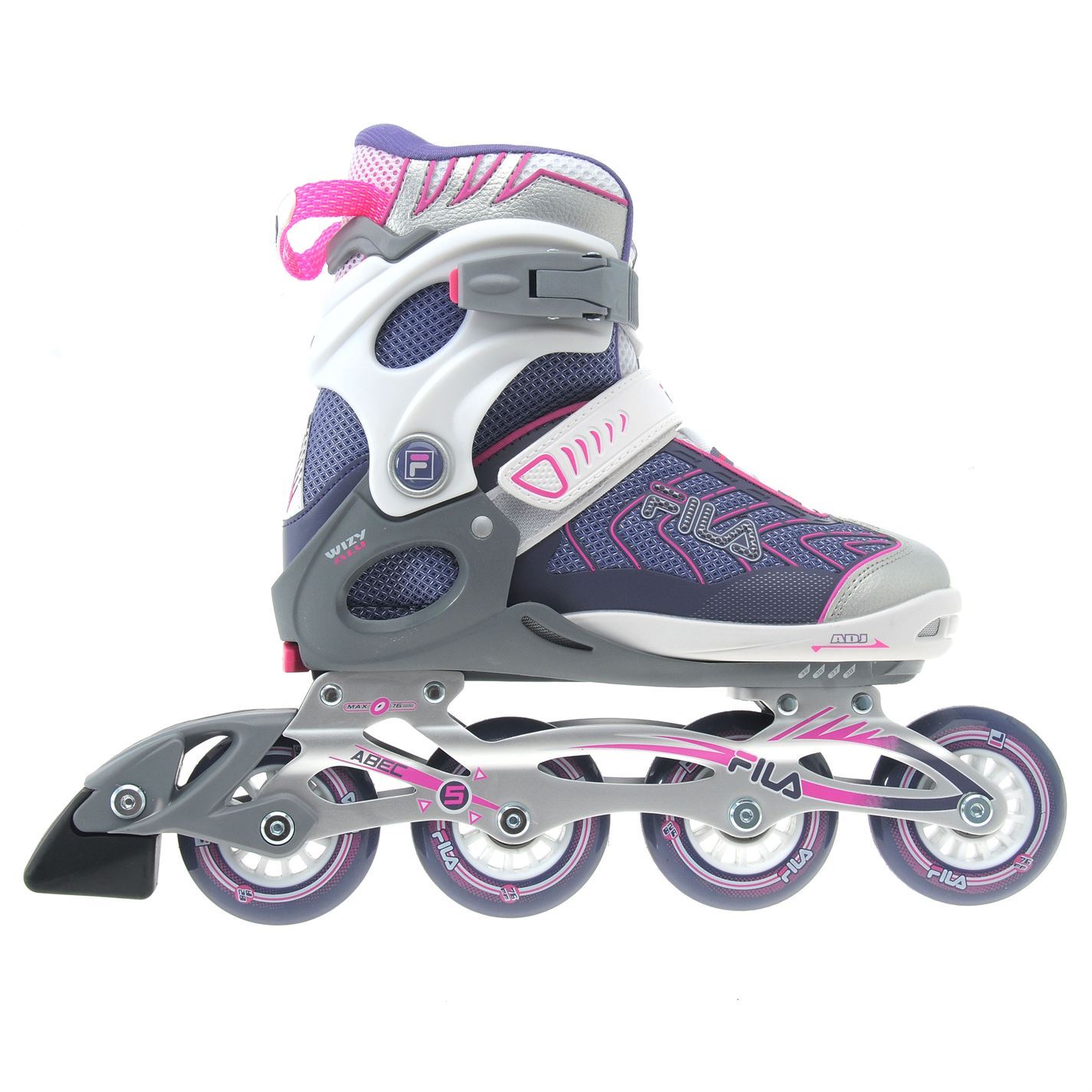 Fila Kids Wizy Alu Junior Girls Inline Skates Childrens Roller Blades