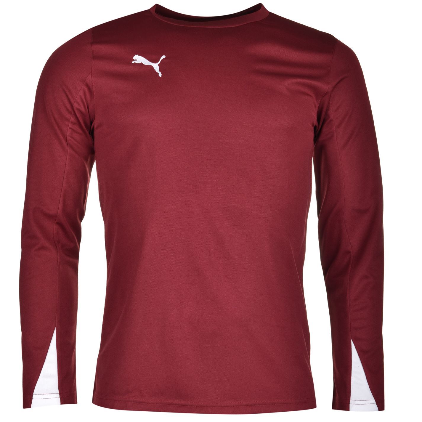 Puma Mens Team Long Sleeve Training Top Lightweight T Shirt Round Neck eBay