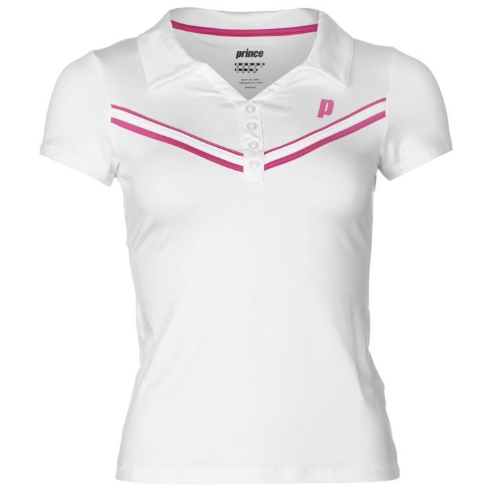 Prince Womens Tennis Polo Breathable Sports Short Sleeve Collar Neck Tee eBay