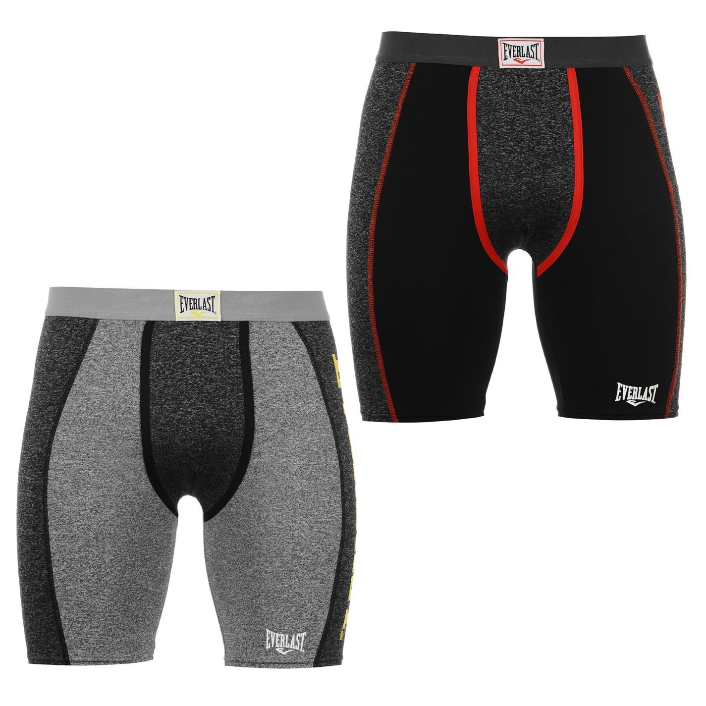 2x Everlast Mens Shorts Trunks Boxers Briefs Elasticated Underwear