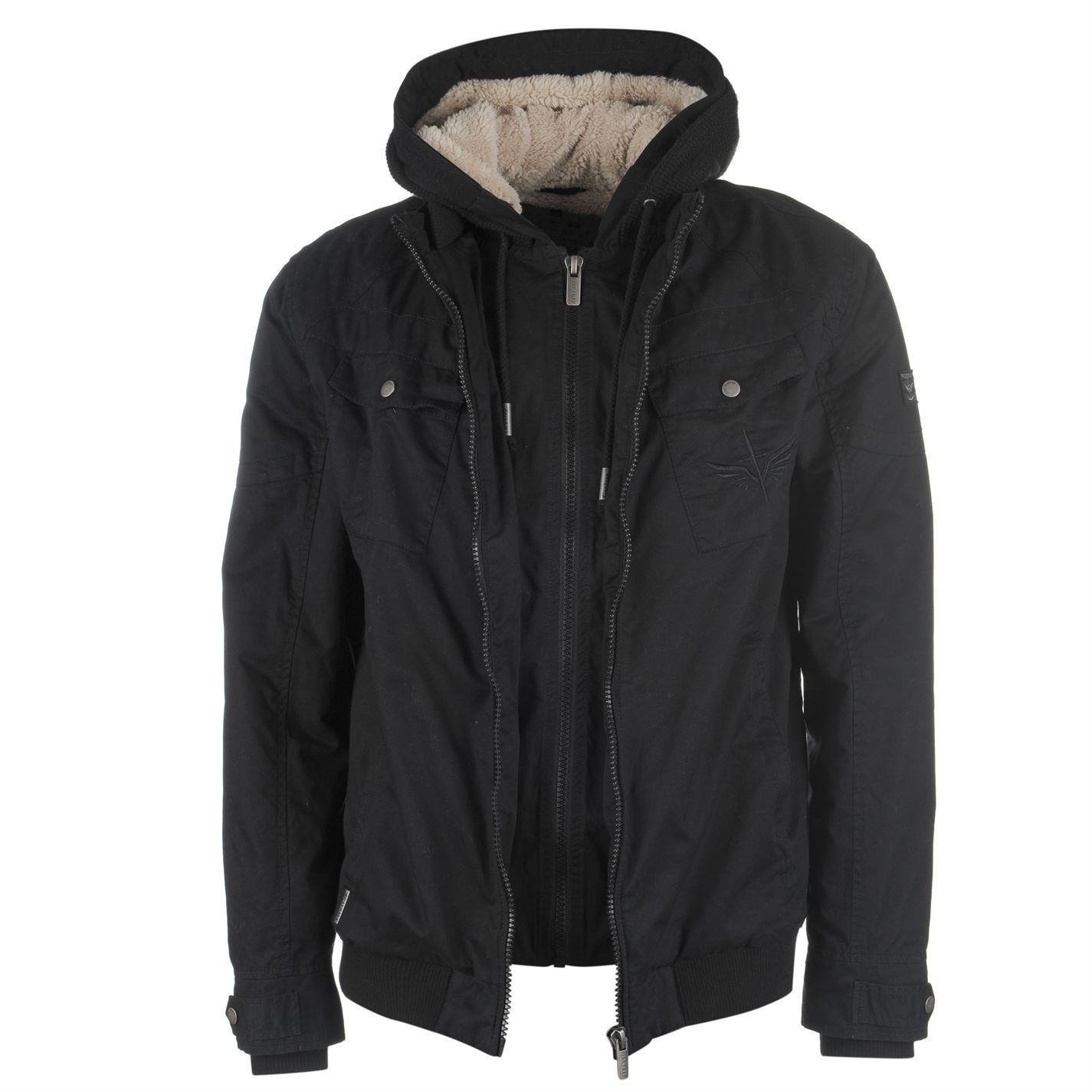 double hooded jacket