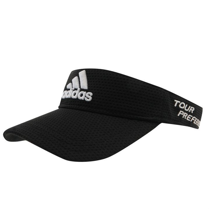 adidas Mens Tour Visor Golf Visor Sun Visor Hat Cap Sports Golf Headwear