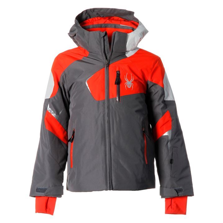 Spyder Kids Wheeler Jacket Junior Boys Snow Winter Sports Full Zip