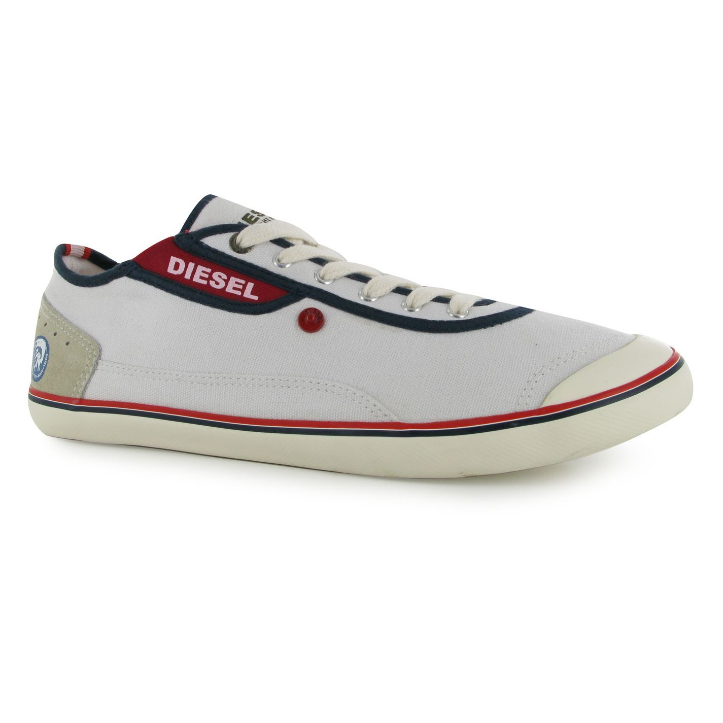 Diesel Mens KR312 Canvas Shoes Synthetic Sole Cushioned Insole Lace Up Footwear eBay