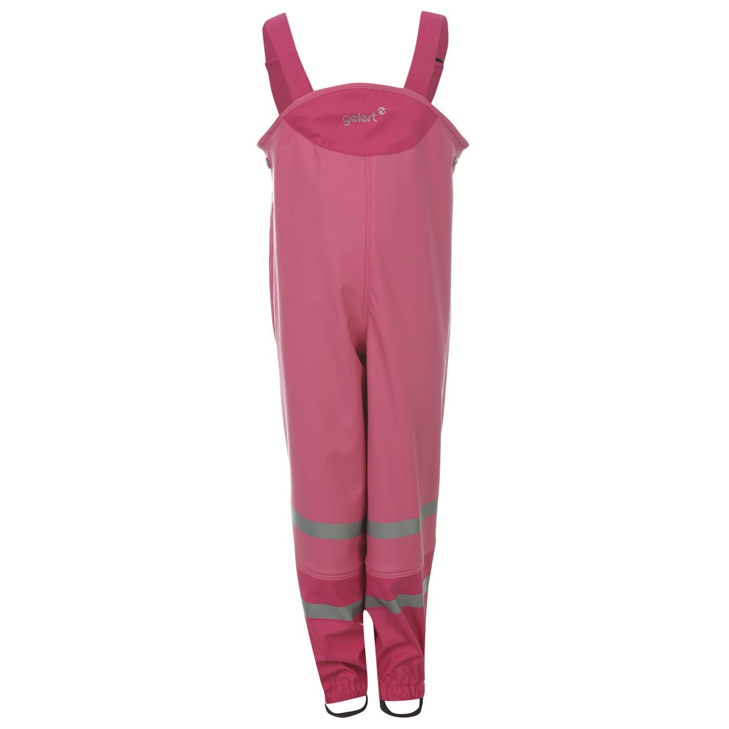 Gelert Kids Rain Pants Infants Elasticated Waterproof Trousers Bottoms