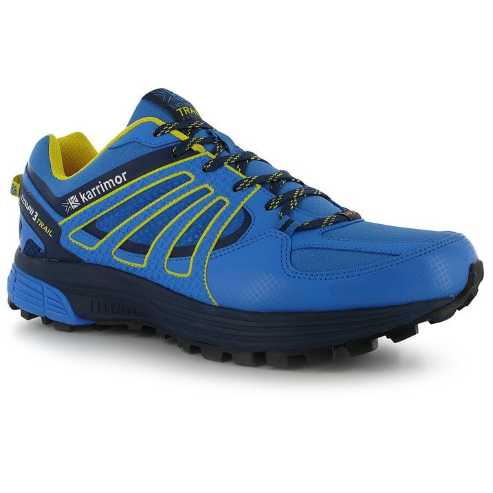 Karrimor Mens Gents Tempo 3 Trail Running Sport Shoes Laced Shaped Heel