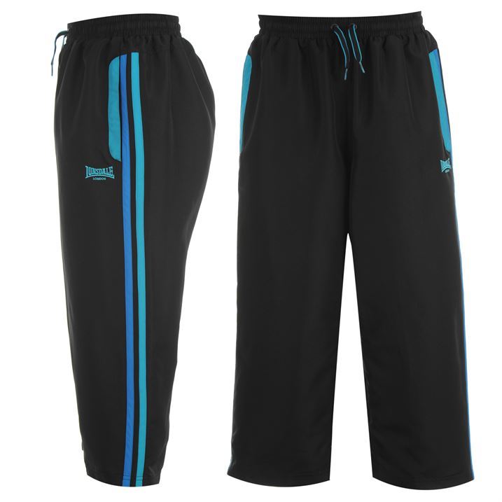 Lonsdale Mens Three Quarter Tracksuit Bottoms Trousers Pants Menswear