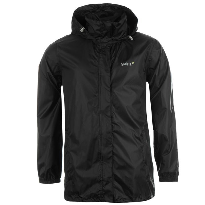 Gelert Mens Packaway Jacket Packable Design Full Zip Breathable