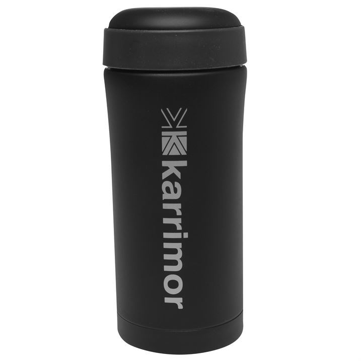 Karrimor Thermal Mug 350Ml Travel Stainless Double Wall Polished Screw Top Lid