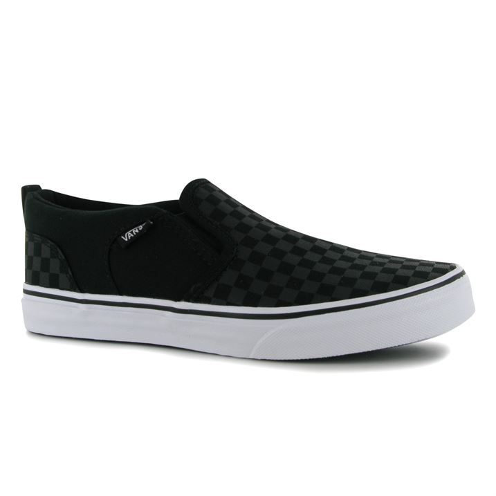 junior flats shoes vans asher juniors boys slip on trainers casual shoes junior flats shoes vans asher juniors boys slip on trainers casual shoes