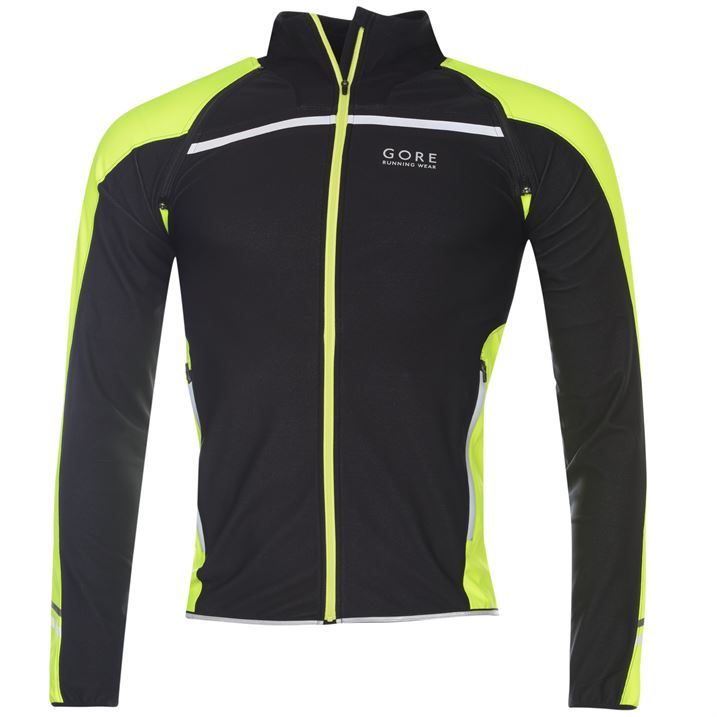 Gore Mens Mythos 2 0 Windstopper Soft Shell Running Jacket Detachable