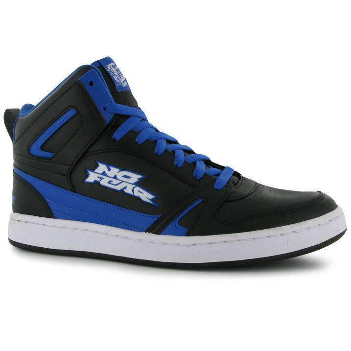 No Fear Creps Mens Hi Tops Sport Trainers Shoes Footwear Padded Ankle