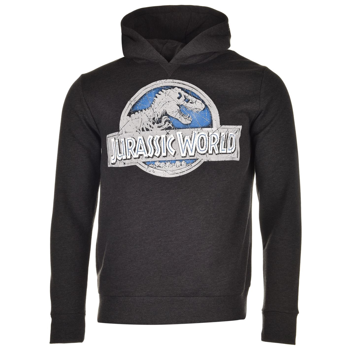 Character Mens Jurassic World Hoody Long Sleeve Hooded OTH Hoodie Top