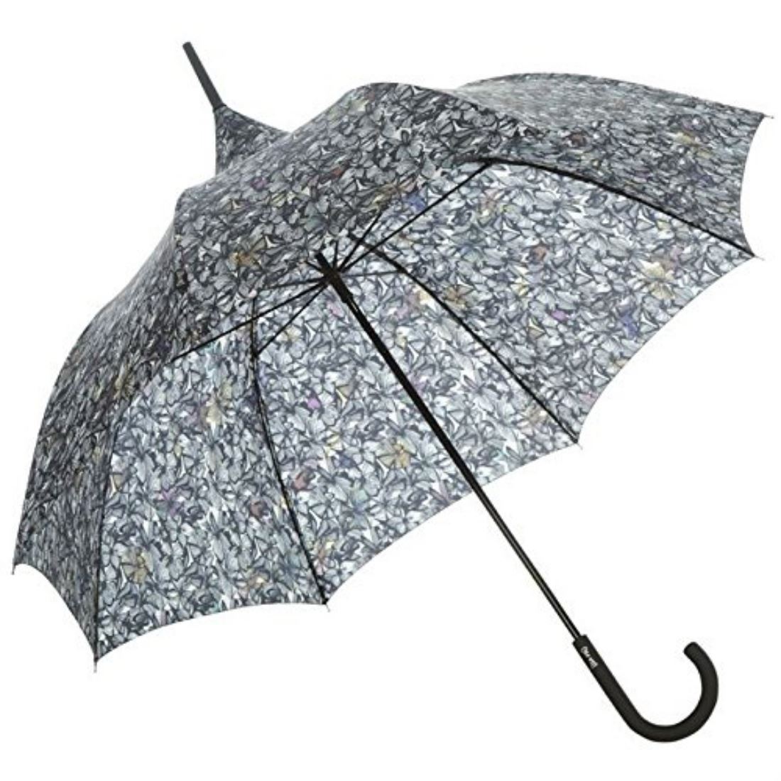 USA Pro Womens Ladies Umbrella All Over Print Curved Handle Velcro Tape