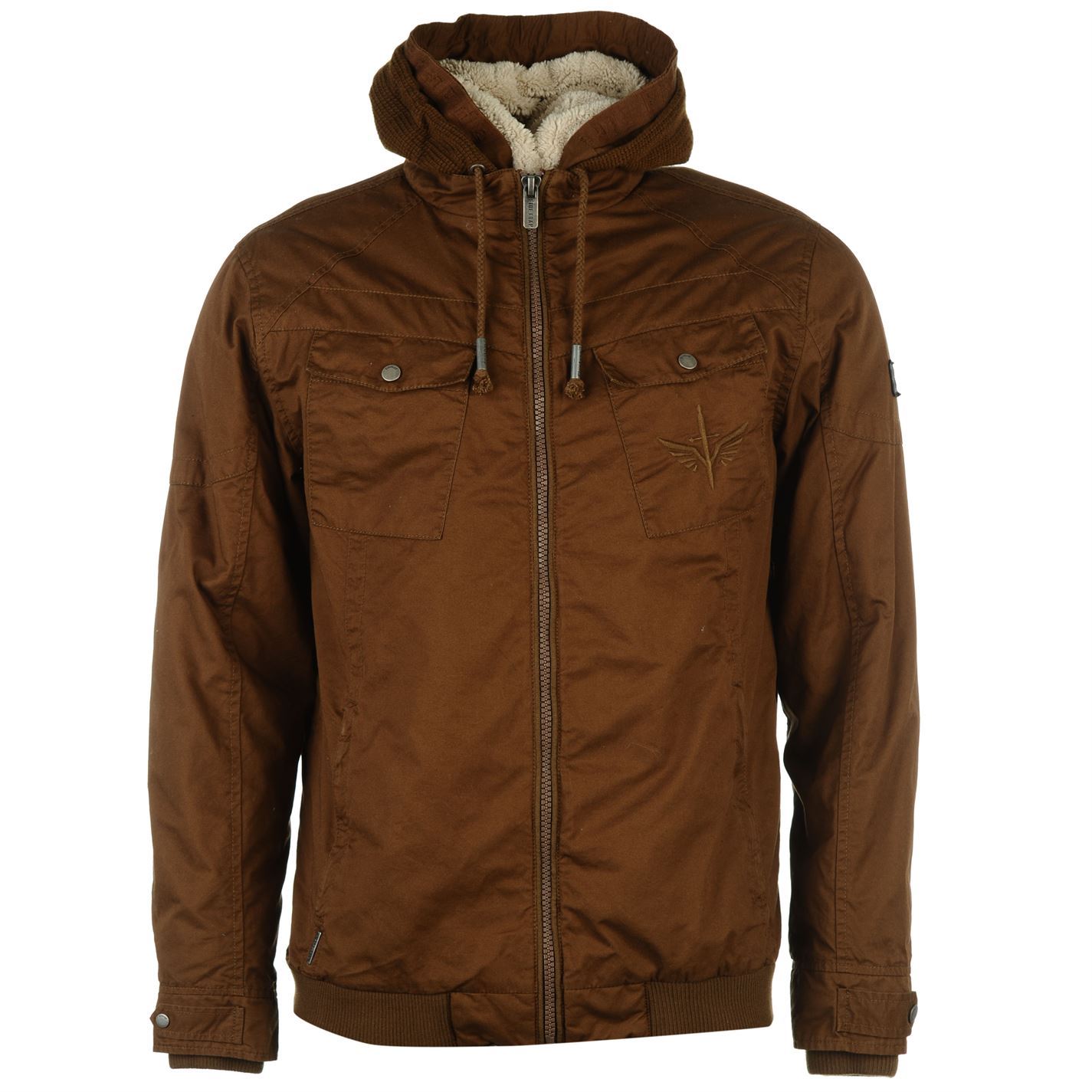 Firetrap Double Layer Jacket Casual Fastening Outerwear Mens Gents eBay