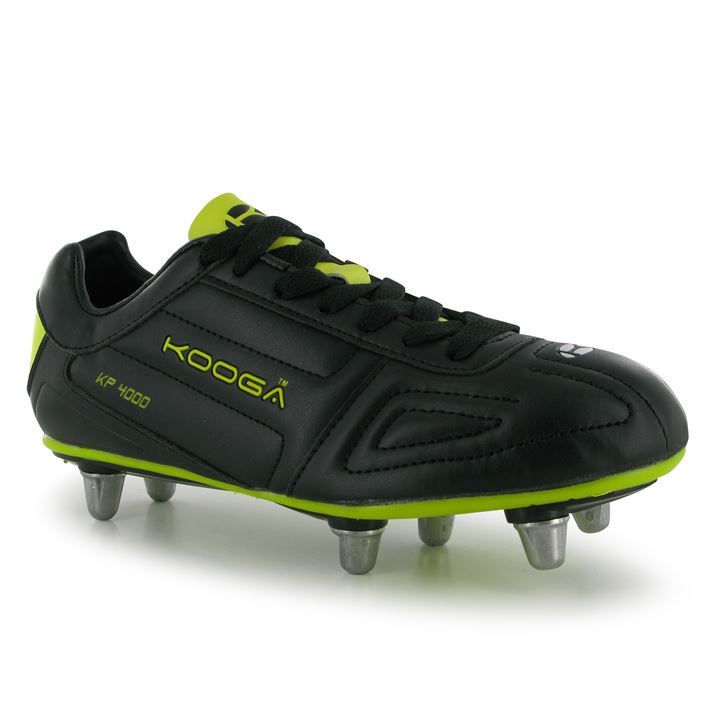 KooGa Kids KP4000 Junior Rugby Boots Boys Lace Up Sport Shoes Footwear
