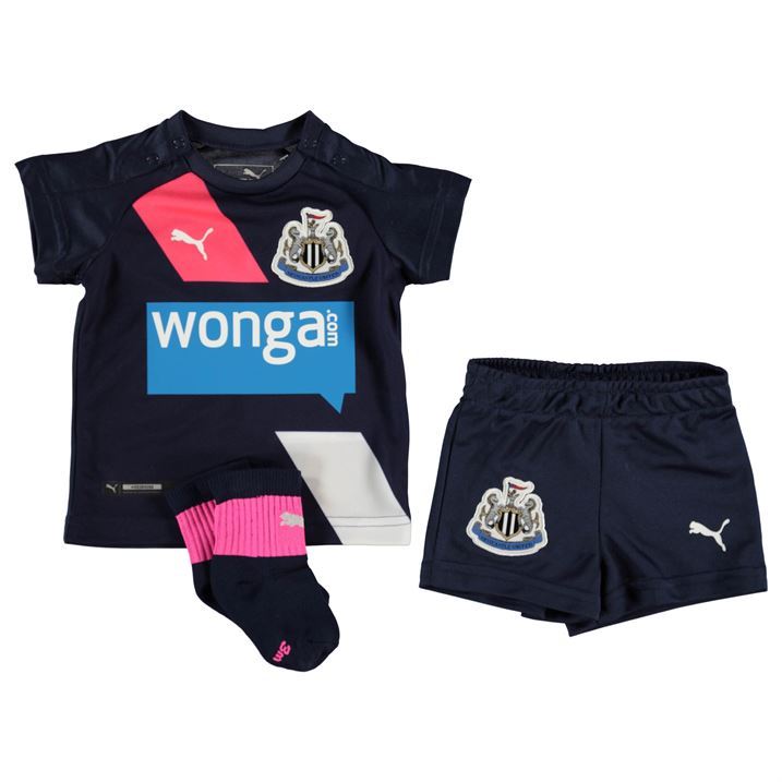Puma Kids Newcastle United Football Club 3 Baby Kit Boys Shirt Shorts