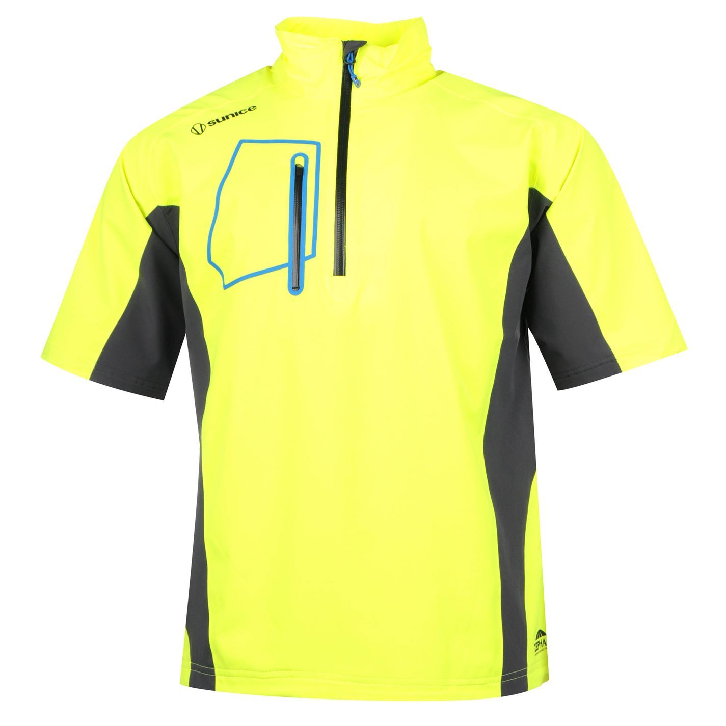 Sunice Mens Berlin Short Sleeve Golf Jacket Half Zip Coat Top Sports