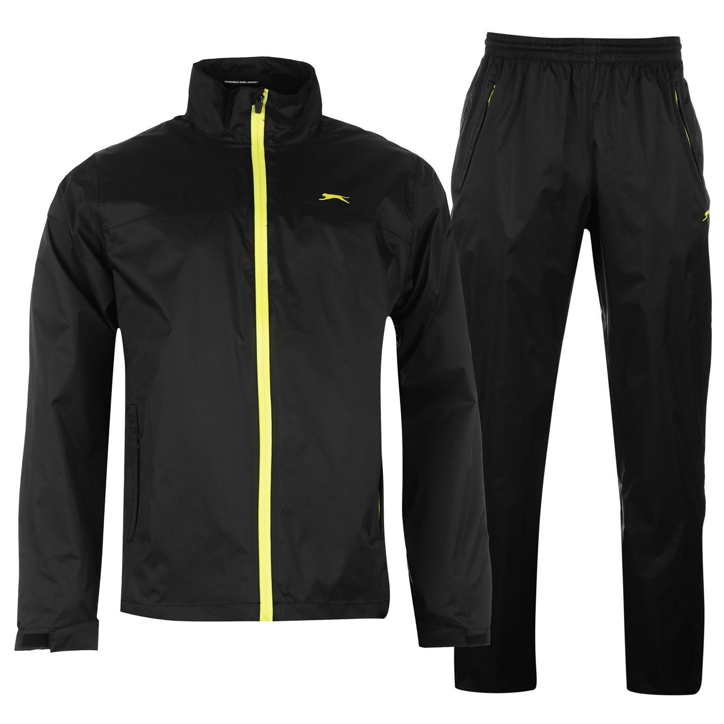 Slazenger Gents Mens Waterproof Packable Suit Golf Jacket Coat Top