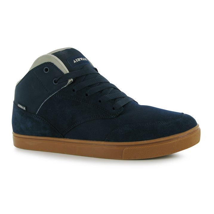 airwalk pivot mid top trainers mens