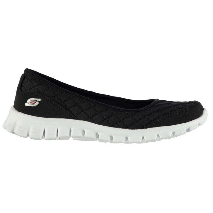 Skechers Womens EZ Flex 2 Shoes Casual Slip On Reinforced Memory Foam