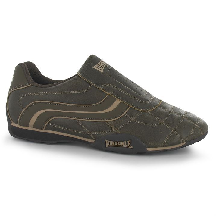 lonsdale slip on trainers
