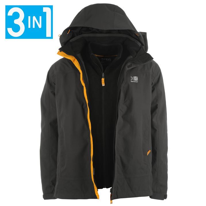 karrimor mens waterproof 3 in 1 jacket coat with removable karrimor mens waterproof 3 in 1 jacket coat with removable