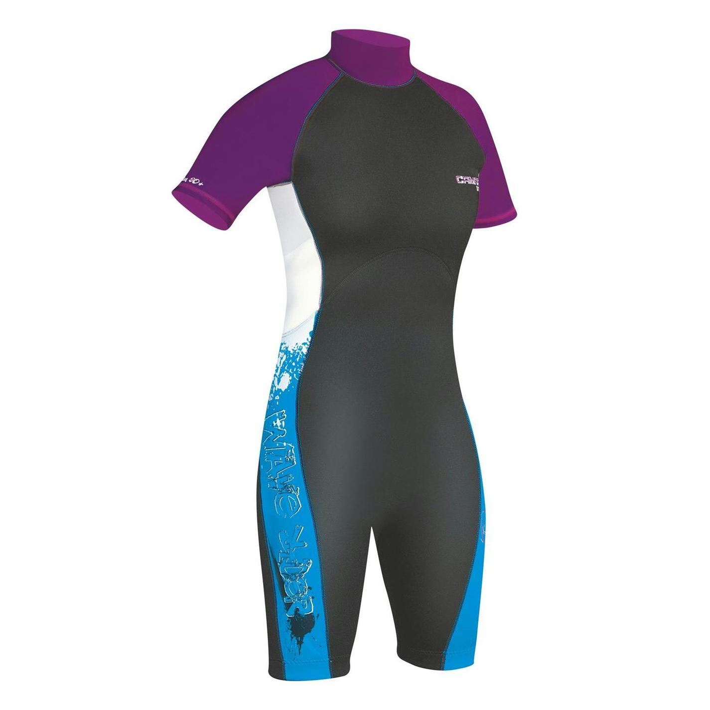 Camaro Womens Suit MonoWave Ladies Shortie Wetsuits Surfing Sports