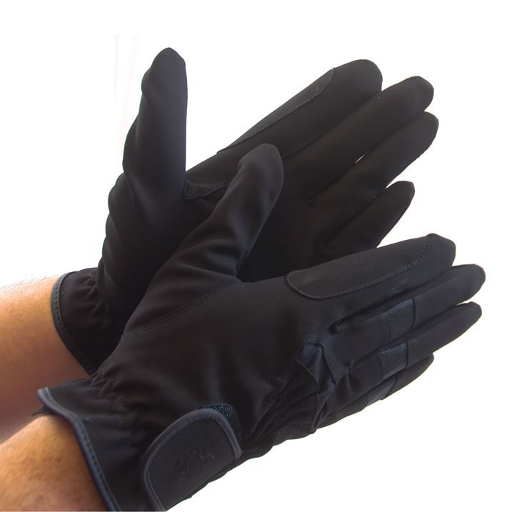 Requisite Mens Insert Gloves Hands Horse Riding Equestrian Accessories