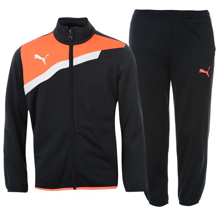 Puma Mens Track Suit Mock Neck Long Sleeves Top And Elasticated Waist Bottoms eBay