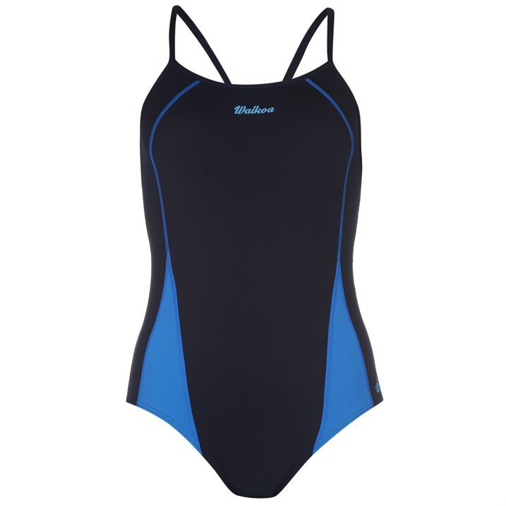 WaiKoa Womens Splice Training Back Swimming Costume Summer Beach Water