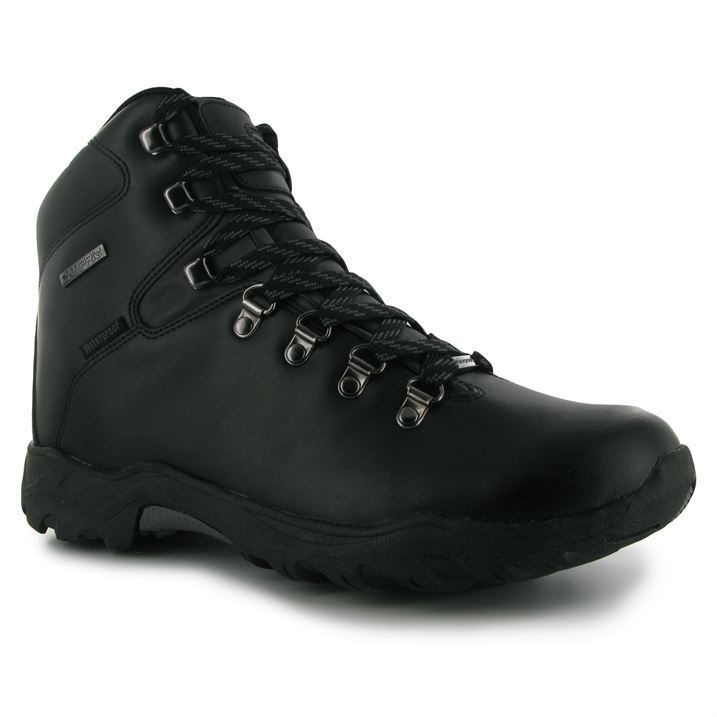 Campri Mens Gents Leather Waterproof Walking Hiking Outdoors Shoes Boots