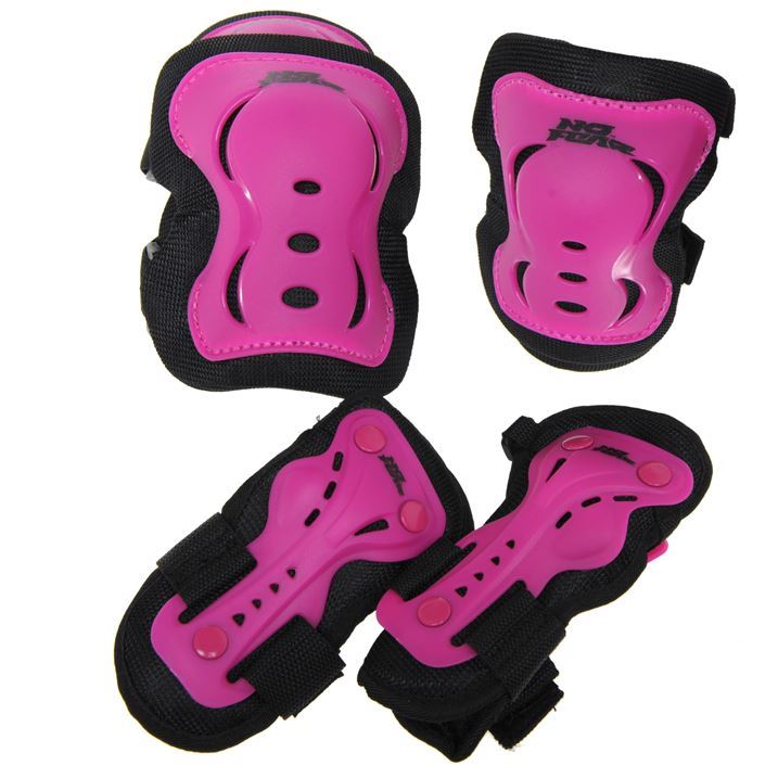 No Fear Unisex Skateboarding Skating Knee Elbow Wrist Guards Protection